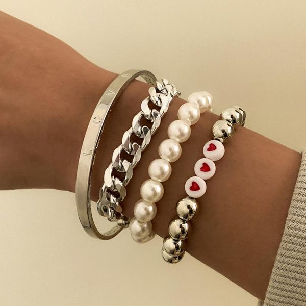 beaded, strands diezi bohemian multilayer letters heart beads bracelets women fashion handmade imitation pearls strand bracelet bangle jewel, Black
beaded, strands diezi bohemian multilayer letters heart beads bracelets women fashion handmade imitation pearls strand bracelet bangle jewel, Black