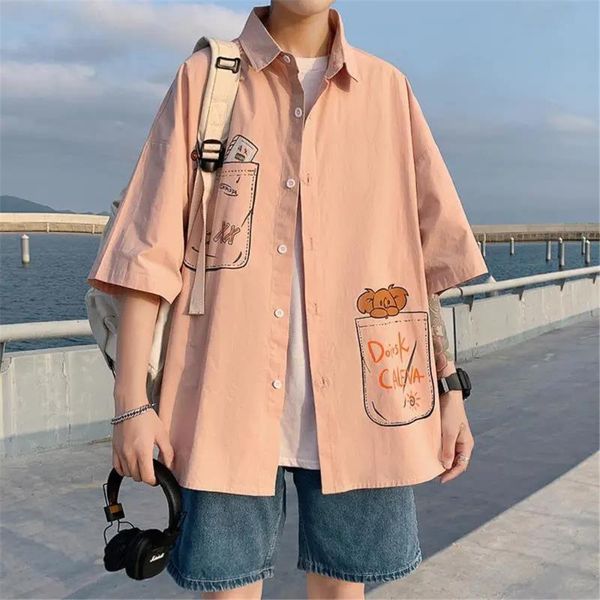 men's casual shirts kahaki harajuku men oversize tie dye fashion japanese male shirt short sleeve summer loose gothic punk blouse, White;black
men's casual shirts kahaki harajuku men oversize tie dye fashion japanese male shirt short sleeve summer loose gothic punk blouse, White;black