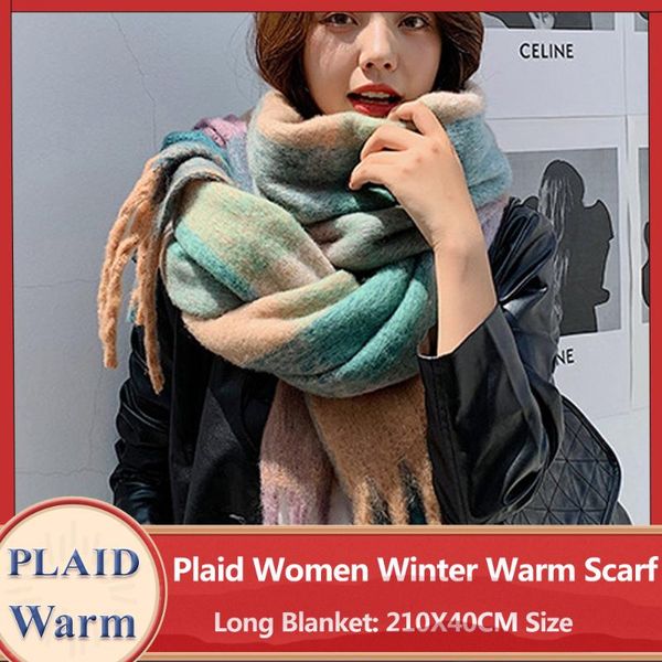 scarves women winter warm plaid cashmere and shawls with tassel lady long blanket scarf thinken female wraps, Blue;gray
scarves women winter warm plaid cashmere and shawls with tassel lady long blanket scarf thinken female wraps, Blue;gray