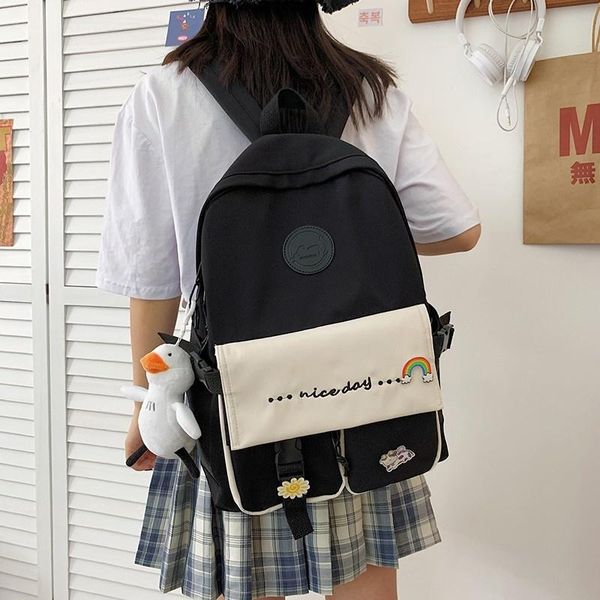 school bags 2021 summer fashion backbags for women nylon waterproof backpacks large capacity light travel
school bags 2021 summer fashion backbags for women nylon waterproof backpacks large capacity light travel