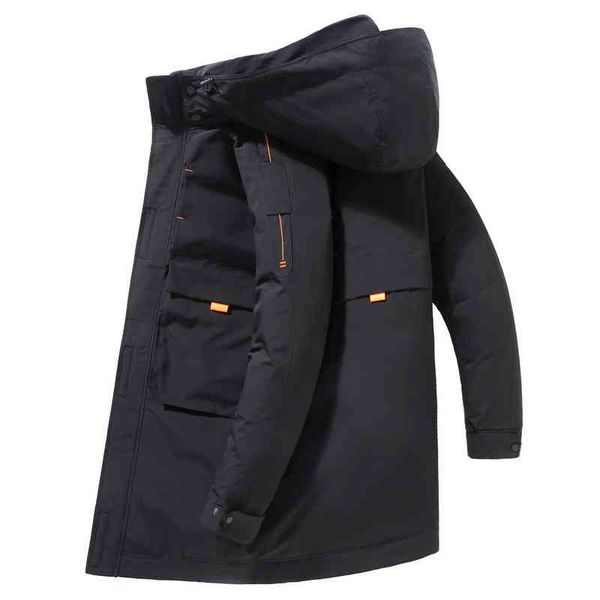 white duck hooded warm down coats s fashion long slim fit black winter et men casual clothing, Black;white
white duck hooded warm down coats s fashion long slim fit black winter et men casual clothing, Black;white