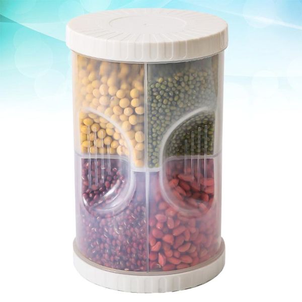 storage bottles & jars 1pc food tank grain sealed can kitchen cereal compartmented container (white)
storage bottles & jars 1pc food tank grain sealed can kitchen cereal compartmented container (white)