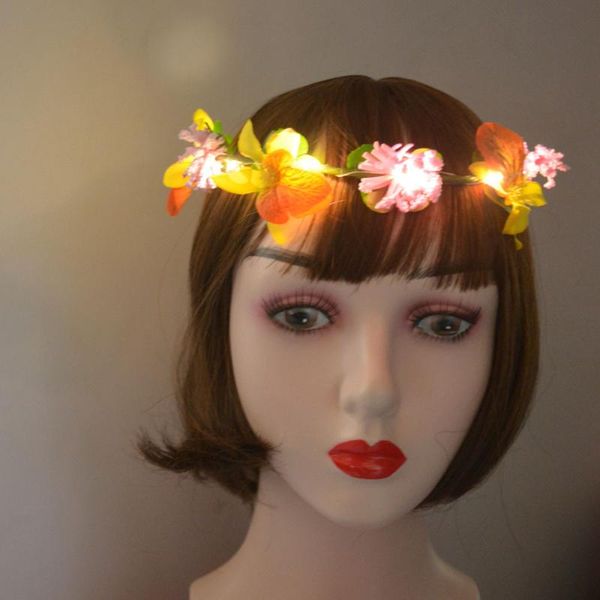 party decoration glowing garland wedding crown flower headband led light neon wreath luminous hair garlands hairband carnival
party decoration glowing garland wedding crown flower headband led light neon wreath luminous hair garlands hairband carnival