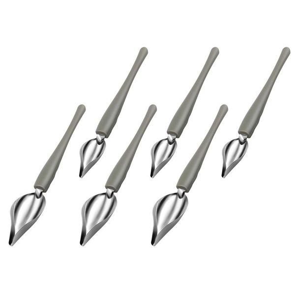 spoons shzq 6 pcs art pencil stainless steel non-slip chef cooking painting spoon cake decoration baking tool for decorating plates
spoons shzq 6 pcs art pencil stainless steel non-slip chef cooking painting spoon cake decoration baking tool for decorating plates