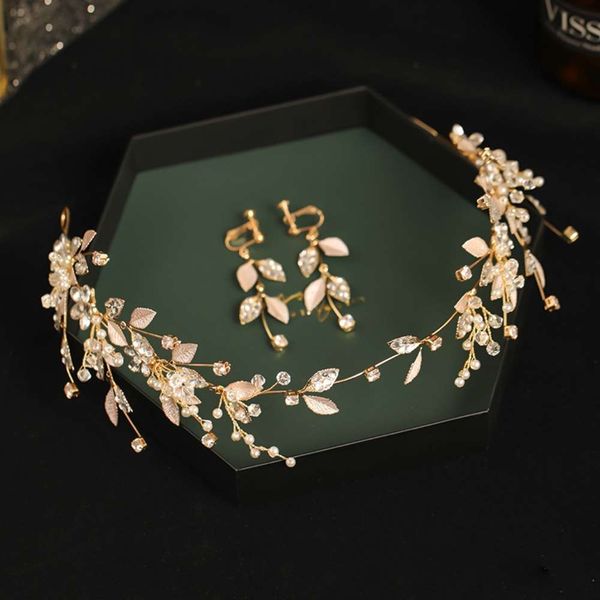tuan ming popular leaf crystal hairband earring set bridal wedding headdress accessories, Silver
tuan ming popular leaf crystal hairband earring set bridal wedding headdress accessories, Silver