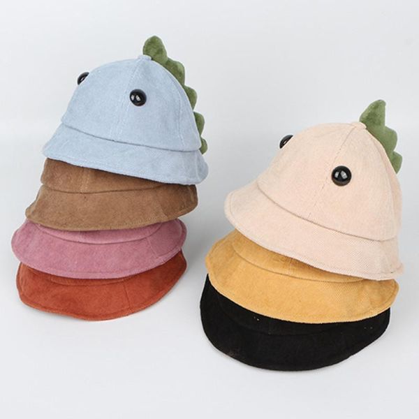 cloches 2021 corduroy cute dinosaur bucket hat fisherman outdoor travel sun cap hats for children boys and girls 01, Blue;gray
cloches 2021 corduroy cute dinosaur bucket hat fisherman outdoor travel sun cap hats for children boys and girls 01, Blue;gray