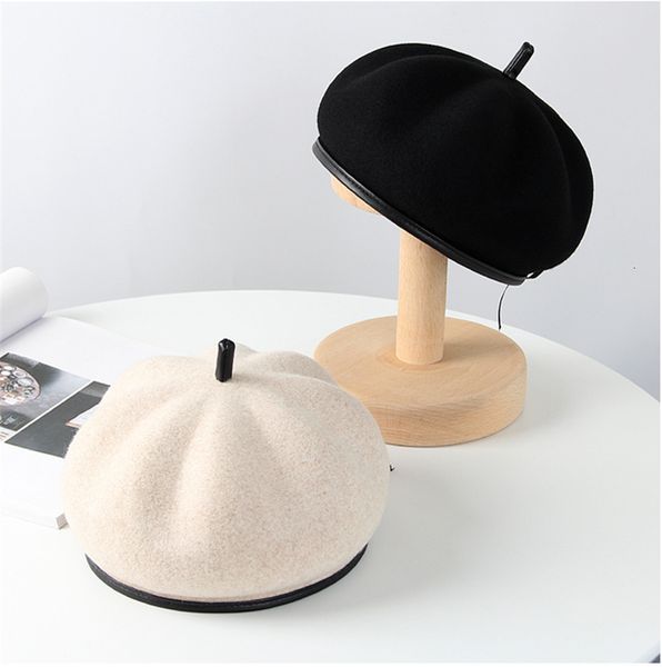 hat women's autumn and winter versatile leather beret british woollen octagonal painter's hat, Yellow
hat women's autumn and winter versatile leather beret british woollen octagonal painter's hat, Yellow
