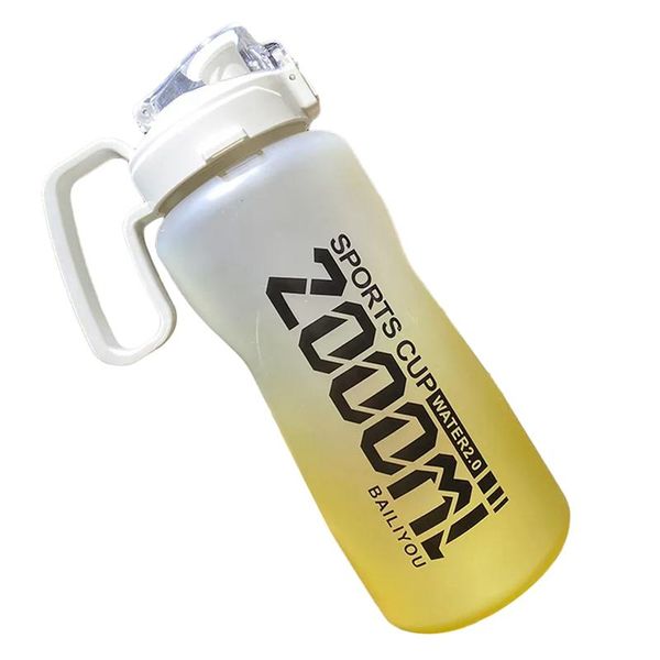 water bottle sports half gallon/68oz with straw outdoor travel climbing bicycle bottles gym space cups
water bottle sports half gallon/68oz with straw outdoor travel climbing bicycle bottles gym space cups