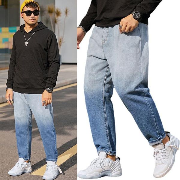 men's jeans large size loose straight-leg pants add fertilizer to increase summer trendy nine-point simple, Blue
men's jeans large size loose straight-leg pants add fertilizer to increase summer trendy nine-point simple, Blue