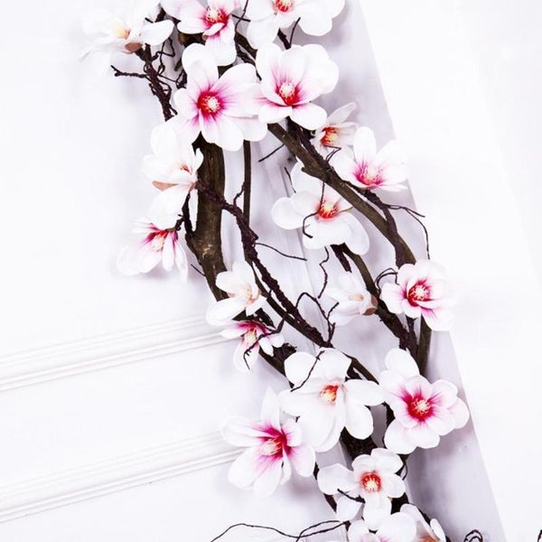 decorative flowers & wreaths 185cm artificial magnolia silk fake flower orchid tree decoration vine wedding rattan branches wall y0c5
decorative flowers & wreaths 185cm artificial magnolia silk fake flower orchid tree decoration vine wedding rattan branches wall y0c5