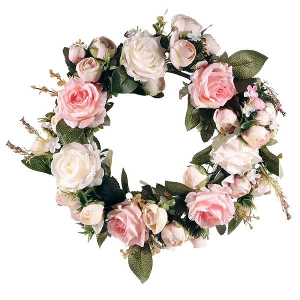 decorative flowers & wreaths artificial simulation rose wreath a handmade used as door for family wedding hanging garland
decorative flowers & wreaths artificial simulation rose wreath a handmade used as door for family wedding hanging garland