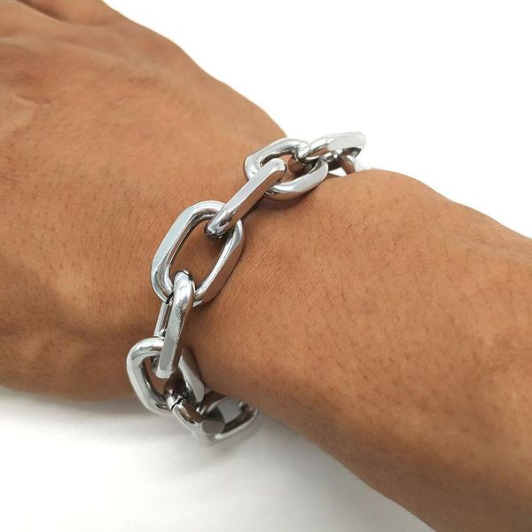 charm bracelets mens bracelet chain silver tone stainless steel for men rolo cable link wholesale jewelry, Golden;silver
charm bracelets mens bracelet chain silver tone stainless steel for men rolo cable link wholesale jewelry, Golden;silver
