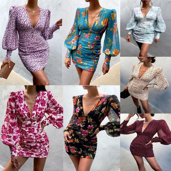 casual dresses chic floral print autumn chiffon ruched long lantern sleeve bodycon bandage party dress women v neck mini slim, Black;gray
casual dresses chic floral print autumn chiffon ruched long lantern sleeve bodycon bandage party dress women v neck mini slim, Black;gray