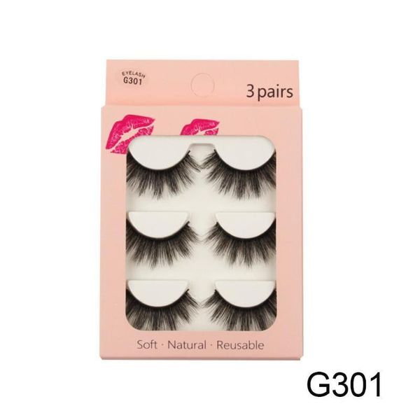false eyelashes 3 pairs natural thick 3d imitation mink extension beauty reusable handmade lashes tools makeup n8w6
false eyelashes 3 pairs natural thick 3d imitation mink extension beauty reusable handmade lashes tools makeup n8w6