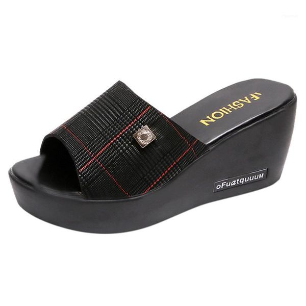 sandals sagace women's slippers summer fashion casual solid color wedge slip-on platform non-slip peep toe lady 2021 x12201, Black
sandals sagace women's slippers summer fashion casual solid color wedge slip-on platform non-slip peep toe lady 2021 x12201, Black