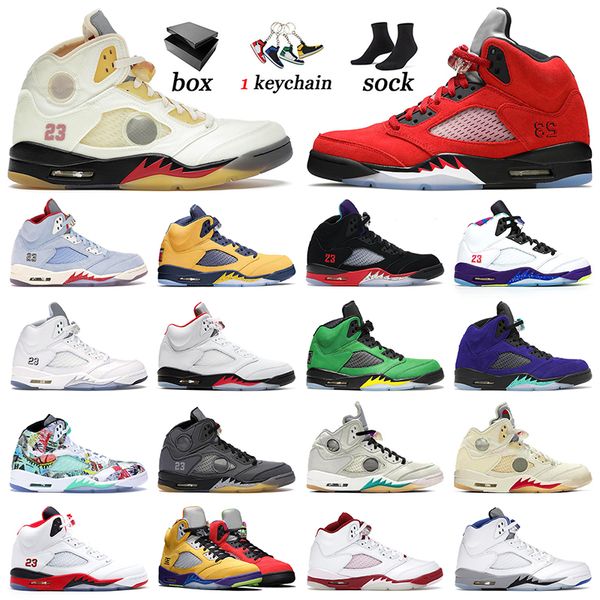 s basketball shoes jumpman 5s raging bull air jorden 5 sail white trophy room island green wings off sport sneakers with box, White;red
s basketball shoes jumpman 5s raging bull air jorden 5 sail white trophy room island green wings off sport sneakers with box, White;red