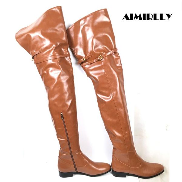 boots women round toe over knee flat heel shoes ladies fashion winter thigh height brown short zipper customized support, Black
boots women round toe over knee flat heel shoes ladies fashion winter thigh height brown short zipper customized support, Black