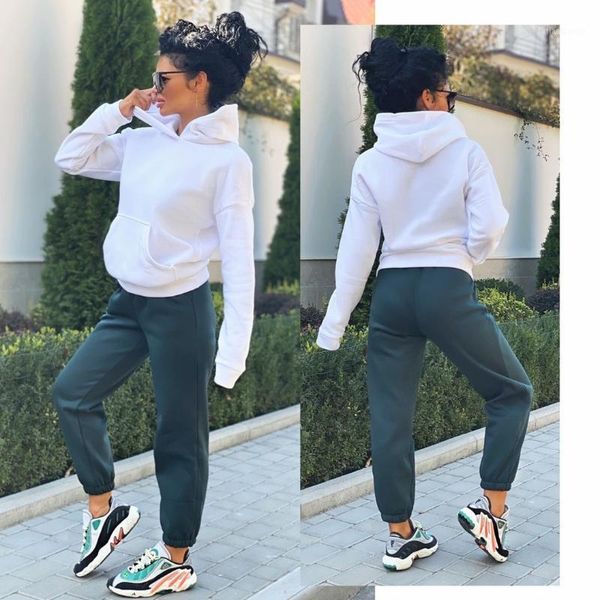women's tracksuits wepbel women hooded sweatshirt + long elastic pants autumn winter fashion casual patchwork sports suit clothes set, Gray
women's tracksuits wepbel women hooded sweatshirt + long elastic pants autumn winter fashion casual patchwork sports suit clothes set, Gray