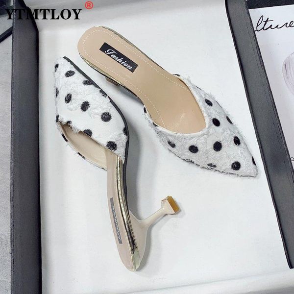 slippers summer sandals bow dots high heels casual stiletto slides shoes for women zapatos de mujer flip flops, Black
slippers summer sandals bow dots high heels casual stiletto slides shoes for women zapatos de mujer flip flops, Black