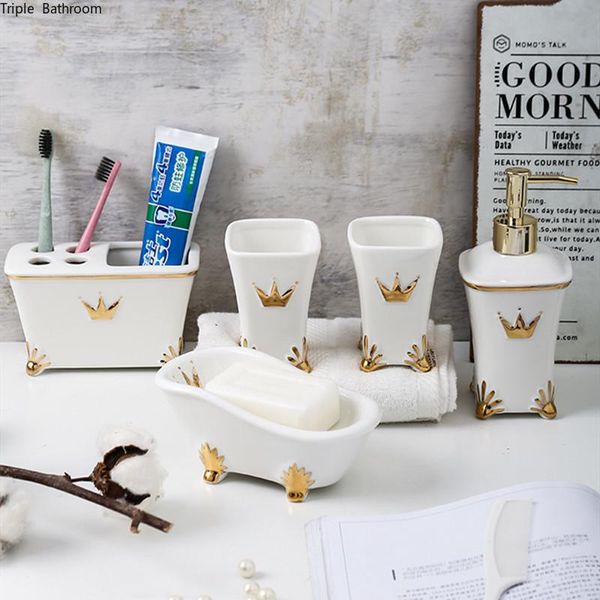 bath accessory set 1 solid color ceramics wash supplies nordic style toothbrush cup lotion bottle soap box holder five piece
bath accessory set 1 solid color ceramics wash supplies nordic style toothbrush cup lotion bottle soap box holder five piece