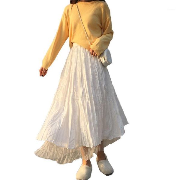 skirts women reversible skirt, solid color high waist mesh patchwork pleated skirt (white, black, apricot) korea tender long
skirts women reversible skirt, solid color high waist mesh patchwork pleated skirt (white, black, apricot) korea tender long