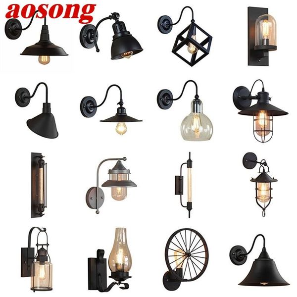 retro wall lamp vintage loft industrial style sconces light corridor balcony for home
retro wall lamp vintage loft industrial style sconces light corridor balcony for home