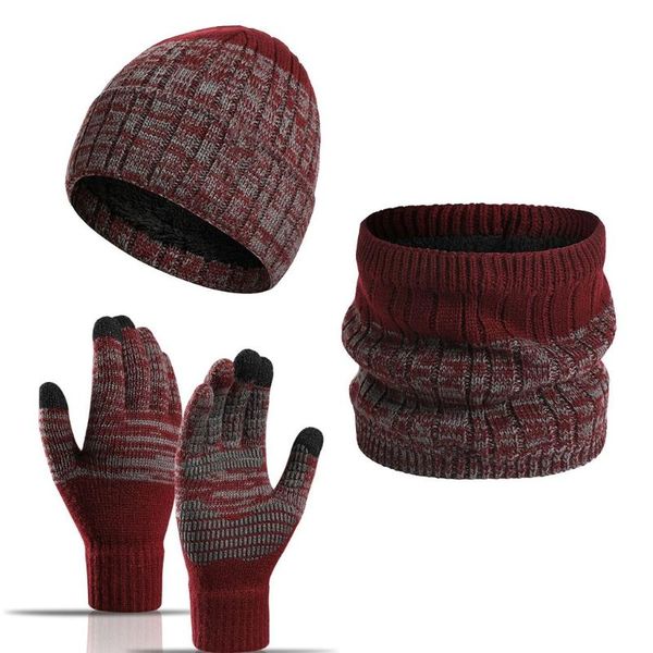 hats, scarves & gloves sets winter 3pcs knit warm beanie hat scarf non-slip touch screen set 85wb, Blue;gray
hats, scarves & gloves sets winter 3pcs knit warm beanie hat scarf non-slip touch screen set 85wb, Blue;gray