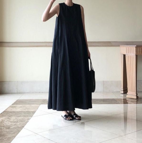 new black sleeveless o neck tank solid a-line casual summer dresses women 210421, Black;gray
new black sleeveless o neck tank solid a-line casual summer dresses women 210421, Black;gray