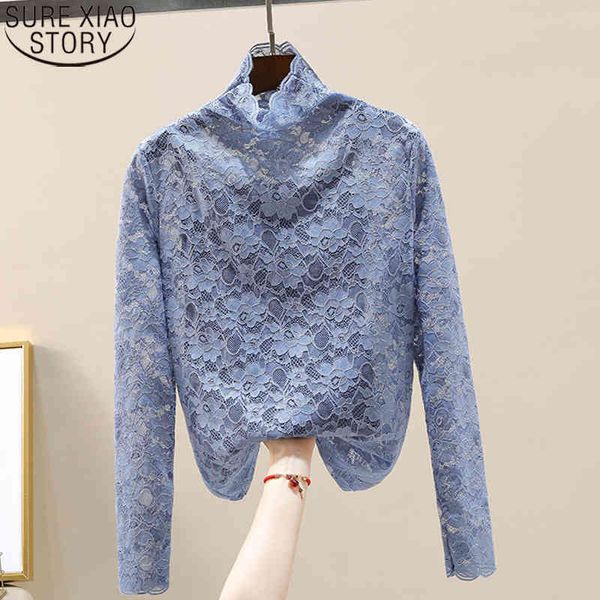 korean 5 colors lace shirt hollow out women blouse autumn fashion long sleeve turtleneck blusas mujer de moda 10812 210417, White
korean 5 colors lace shirt hollow out women blouse autumn fashion long sleeve turtleneck blusas mujer de moda 10812 210417, White