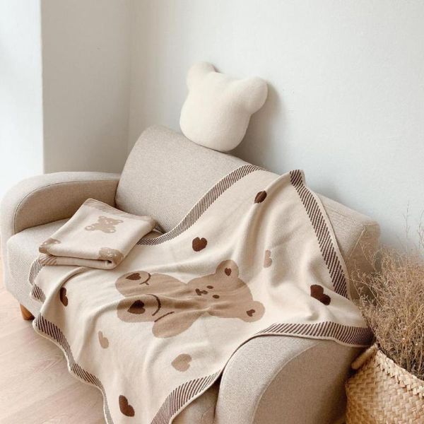 blankets bear pattern throw blanket anti-pilling knitted cotton swaddle wrap sleeping for couch children's accessories
blankets bear pattern throw blanket anti-pilling knitted cotton swaddle wrap sleeping for couch children's accessories