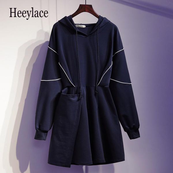 casual dresses plus size hoodie sport dress 2021 autumn fall long sleeve loose oversize fashion women high waist with pocket, Black;gray
casual dresses plus size hoodie sport dress 2021 autumn fall long sleeve loose oversize fashion women high waist with pocket, Black;gray