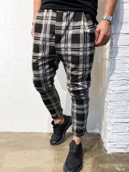 men's pants casual sport slim fit plaid trousers running jogging for men sweatpants overalls, Black
men's pants casual sport slim fit plaid trousers running jogging for men sweatpants overalls, Black