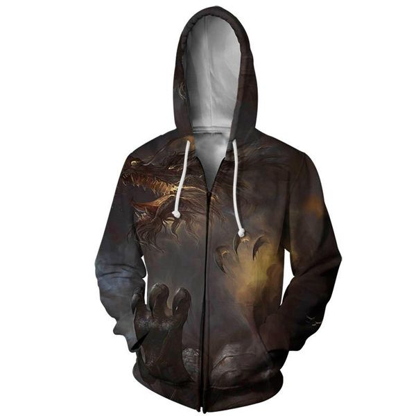 men's hoodies & sweatshirts funny zipper 3d regular printed hooded men arrivals long-sleeved sweatshirt spring autumn, Black
men's hoodies & sweatshirts funny zipper 3d regular printed hooded men arrivals long-sleeved sweatshirt spring autumn, Black