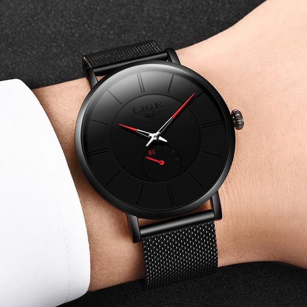 wristwatches lige fashion men full stainless steel mesh strap business watches mens quartz clock watch relogio masculino, Slivery;brown
wristwatches lige fashion men full stainless steel mesh strap business watches mens quartz clock watch relogio masculino, Slivery;brown