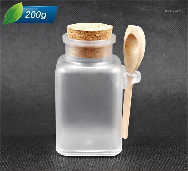 200g/ml frosted plastic empty quadrate bottle with wood lid bath salt small powder cosmetic containers1
200g/ml frosted plastic empty quadrate bottle with wood lid bath salt small powder cosmetic containers1