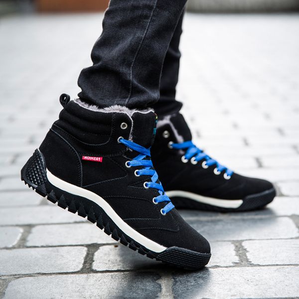 2021 autumn and winter new men's outdoor snow boots cotton shoes plush thickened medium sleeve high warm, Black
2021 autumn and winter new men's outdoor snow boots cotton shoes plush thickened medium sleeve high warm, Black
