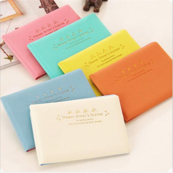 card holders holder simple candy-colored document ladies personalized wallet driver's license cover id passport, Brown;gray
card holders holder simple candy-colored document ladies personalized wallet driver's license cover id passport, Brown;gray