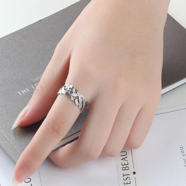 vintage women ring intertwined knit cross engagement wedding band simple finger for gift jewelry rings, Slivery;golden
vintage women ring intertwined knit cross engagement wedding band simple finger for gift jewelry rings, Slivery;golden