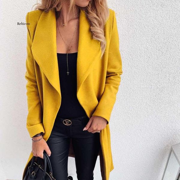 women's trench coats oversized s-3xl long autumn winter thick sleeve windbreaker cardigan overcoats outwear, Tan;black
women's trench coats oversized s-3xl long autumn winter thick sleeve windbreaker cardigan overcoats outwear, Tan;black