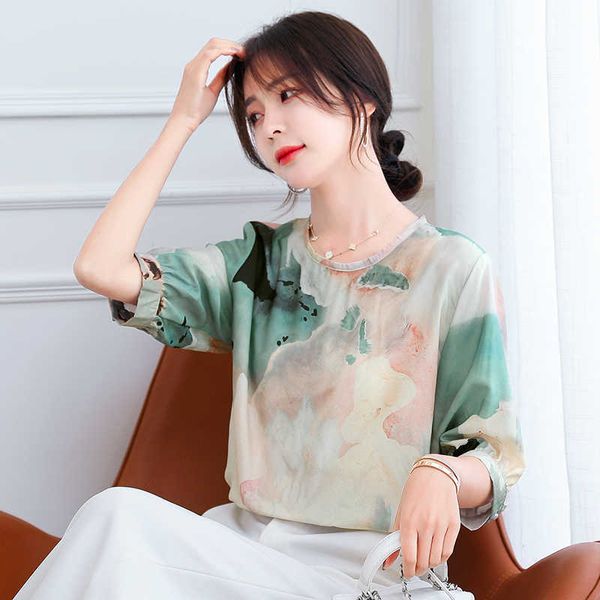 summer silk t-shirts for women vintage satin korean fashion short sleeves plus size xxxl green office lady shirts 210531, White
summer silk t-shirts for women vintage satin korean fashion short sleeves plus size xxxl green office lady shirts 210531, White