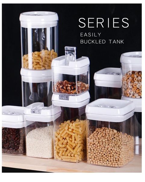 storage bottles & jars kitchen organizer cereal box large capacity air-tight container
storage bottles & jars kitchen organizer cereal box large capacity air-tight container