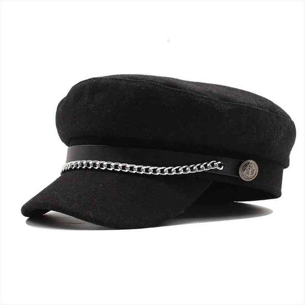 autumn winter chain wool military berets for women female flat army cap salior hat black girl ladies travel berets painters, Blue;gray
autumn winter chain wool military berets for women female flat army cap salior hat black girl ladies travel berets painters, Blue;gray