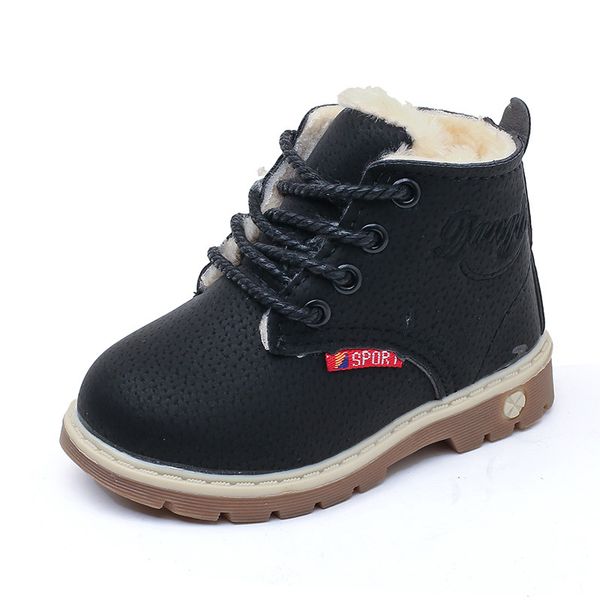 winter childrens boots girls boys plush martin boots casual warm ankle shoes toddler kids baby snow boots sneakers, Black;red
winter childrens boots girls boys plush martin boots casual warm ankle shoes toddler kids baby snow boots sneakers, Black;red