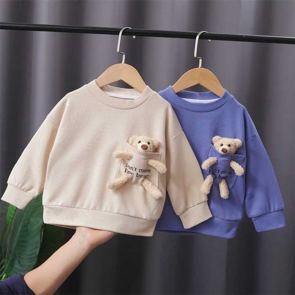 sweatshirts cute girls printe t-shirt baby girls boys with bear toddler kids sweatshirts lovely round neck long sleeves tees 220118, Blue
sweatshirts cute girls printe t-shirt baby girls boys with bear toddler kids sweatshirts lovely round neck long sleeves tees 220118, Blue