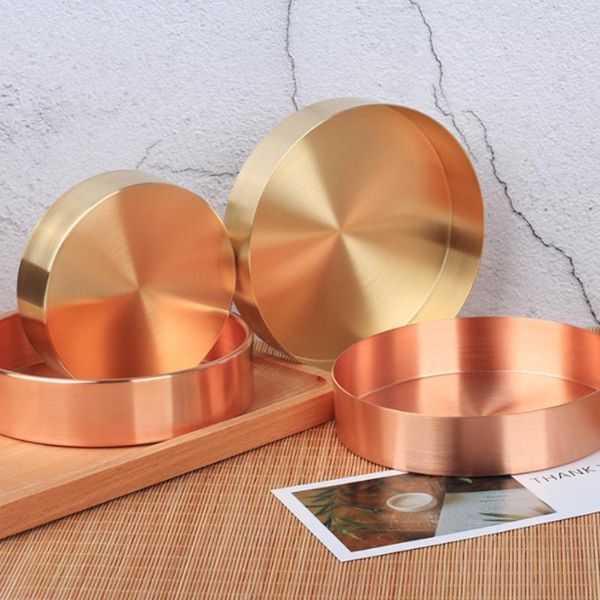 kitchen storage & organization copper round tray desk metal organizer rose gold jewelry small object dishes home decor
kitchen storage & organization copper round tray desk metal organizer rose gold jewelry small object dishes home decor