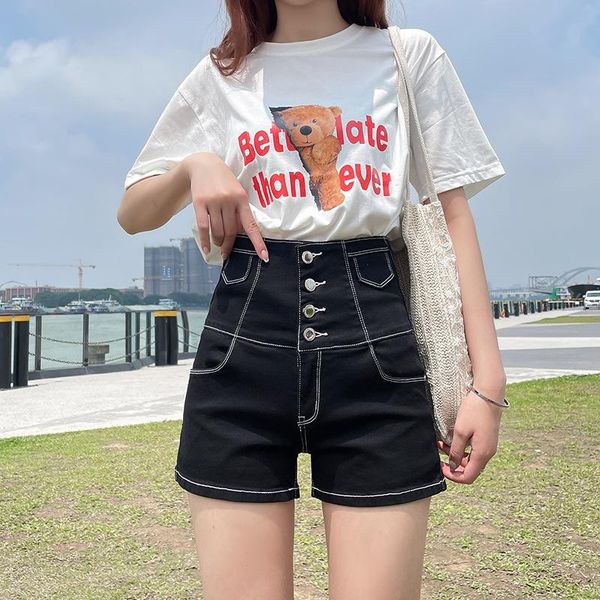 women's jeans plus size stretch shorts high waist slim-fit denim 2021 summer black, Blue
women's jeans plus size stretch shorts high waist slim-fit denim 2021 summer black, Blue