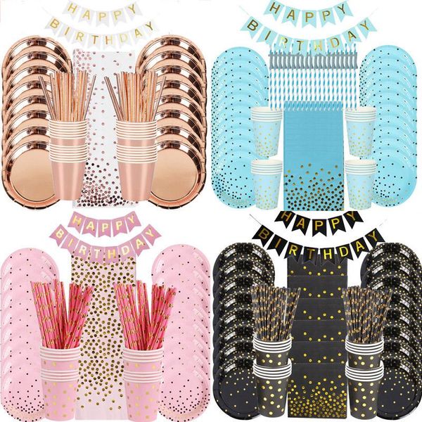 disposable dinnerware rose gold tableware set party table decoration paper cups straw napkins wedding baby happy birthday supplies
disposable dinnerware rose gold tableware set party table decoration paper cups straw napkins wedding baby happy birthday supplies