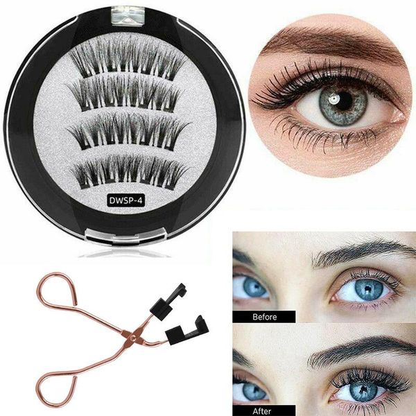 false eyelashes magnetic reusable magnetique naturel set waterproof eyeliner tweezer easy-use makeup tool tslm
false eyelashes magnetic reusable magnetique naturel set waterproof eyeliner tweezer easy-use makeup tool tslm