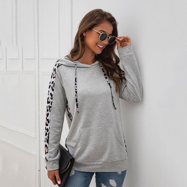 winter leopard patchwork pockets hooded women casual pollover long sleeve hoodies green light grey blue slim streetwear 210507, Black
winter leopard patchwork pockets hooded women casual pollover long sleeve hoodies green light grey blue slim streetwear 210507, Black