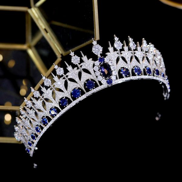 unique style blue zirconia crown european bridal crown wedding hair ornament headdress crown and tiaras wedding accessories, Golden;white
unique style blue zirconia crown european bridal crown wedding hair ornament headdress crown and tiaras wedding accessories, Golden;white